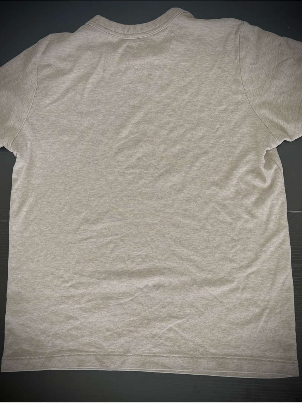 Uniqlo U Heavyweight Crew Neck Tee • Beige / Cream 🐝 - Picture 2 of 4